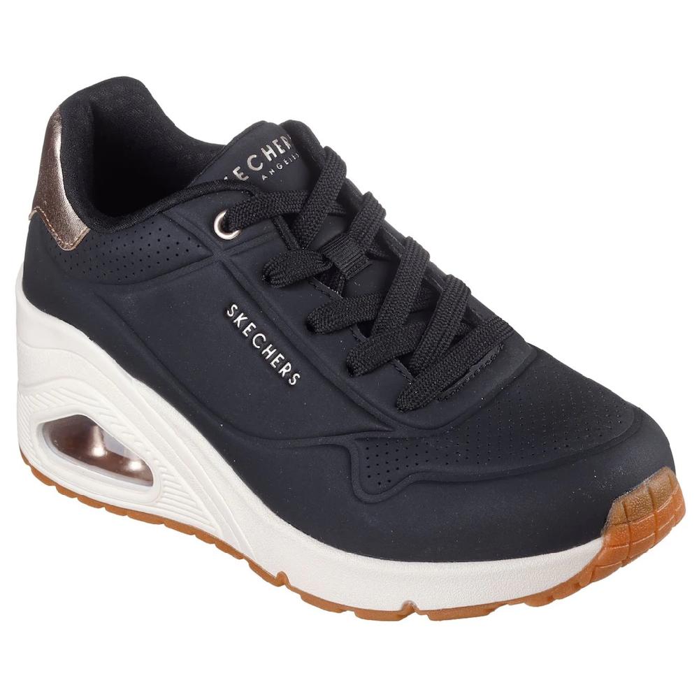 Skechers Sneaker »UNO WEDGE-HI STEPS« Keilsneaker Schnürschuh mit Air-Cooled Memory Foam bestellen Weihnachtsangebot