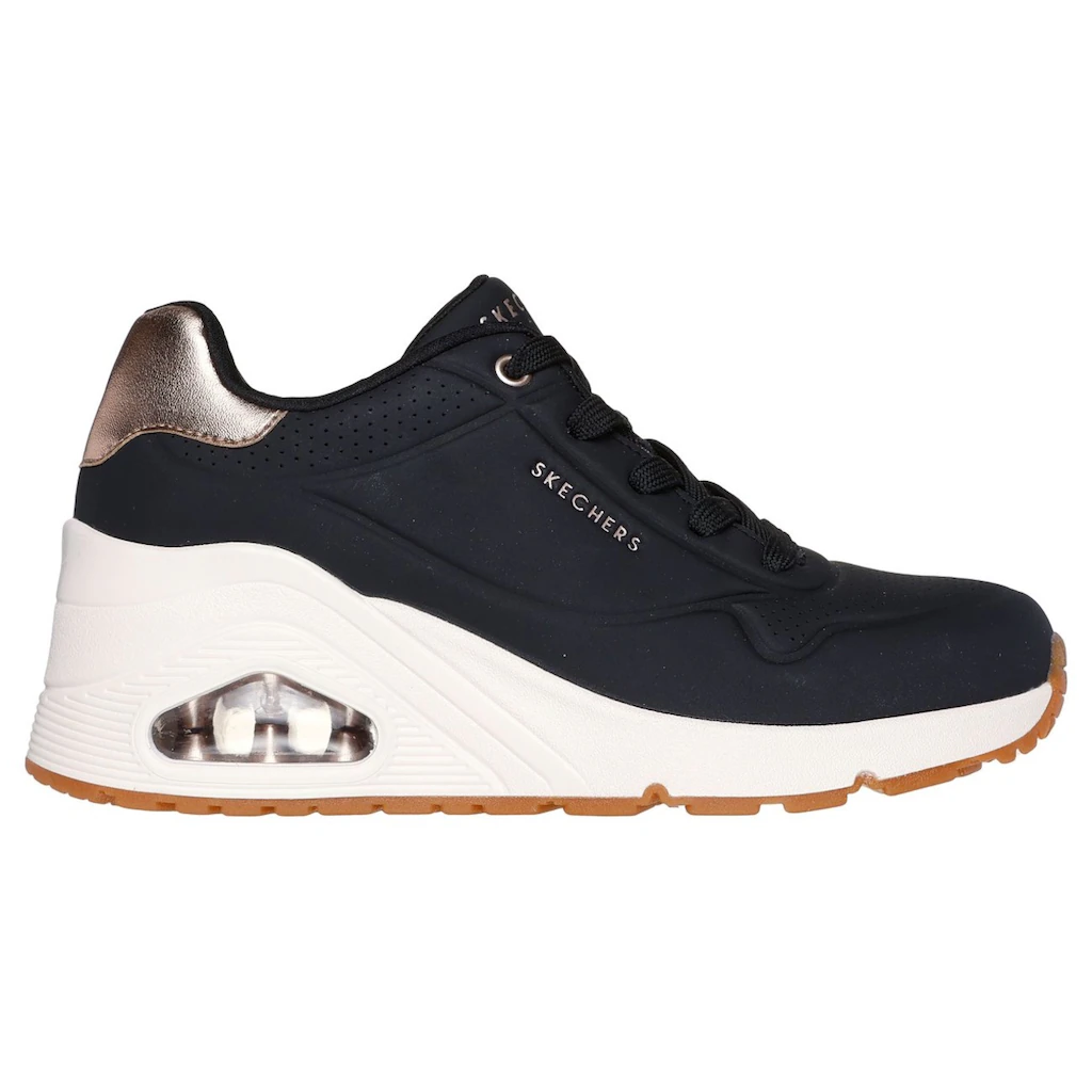 Skechers Sneaker »UNO WEDGE-HI STEPS« Keilsneaker Schnürschuh mit Air-Cooled Memory Foam bestellen Weihnachtsangebot