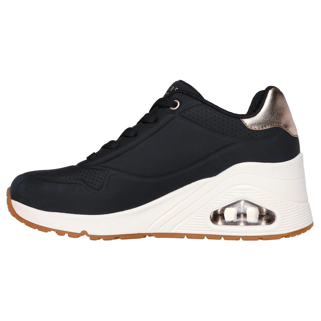 Skechers Sneaker »UNO WEDGE-HI STEPS« Keilsneaker Schnürschuh mit Air-Cooled Memory Foam bestellen Weihnachtsangebot