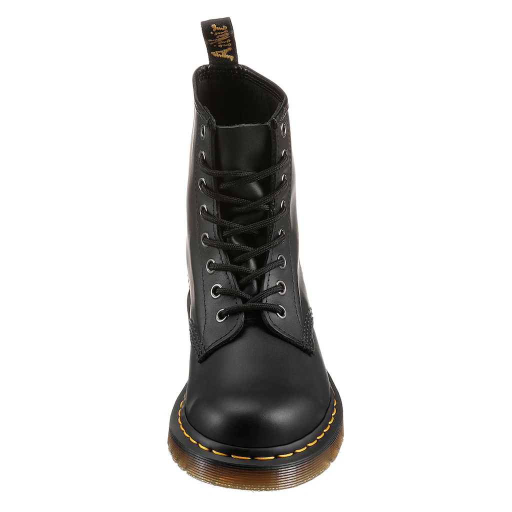 DR. MARTENS Schnürstiefel »1460 8 Eye Boot« Festival Blockabsatz Schnürboots mit gelber Rahmennaht ▷ für Heißer Verkauf