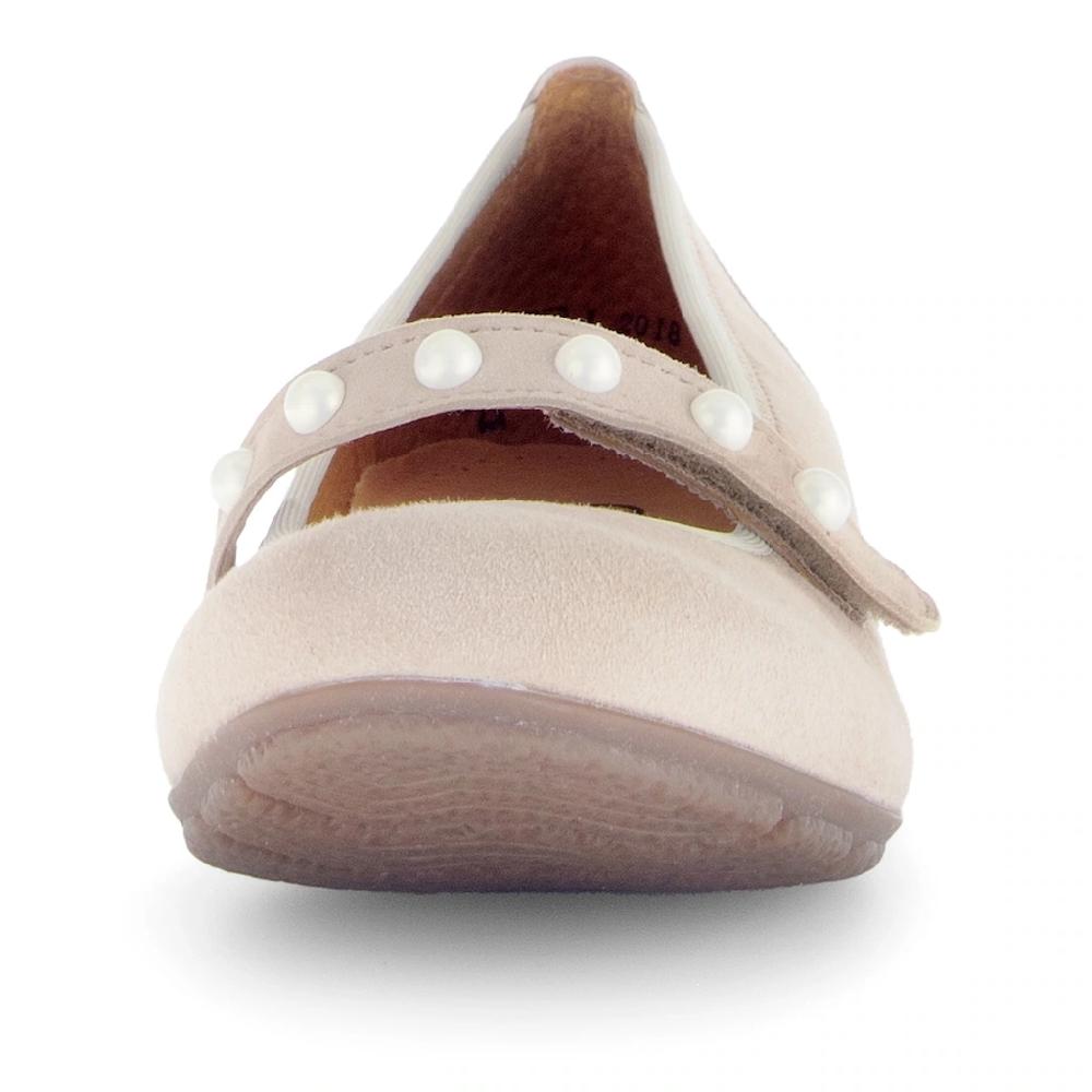 Gabor Riemchenballerina Businesschuh Kettschuh mit Hovercraft-Luftkammer-Laufsohle Online Outlet