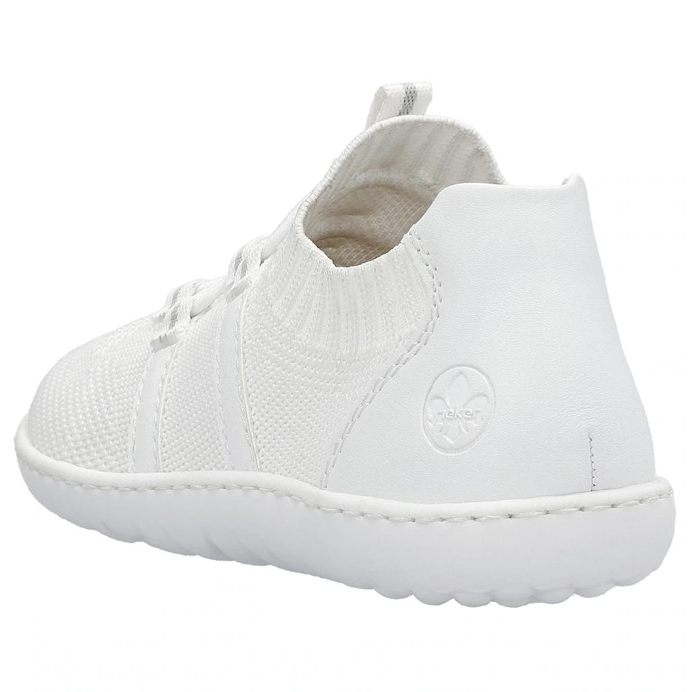 Rieker Slip-On Sneaker »Barfußschuh« Slipper Freizeitschuh Halbschuh mit elastischem Strickschaft online kaufen Blitzangebot