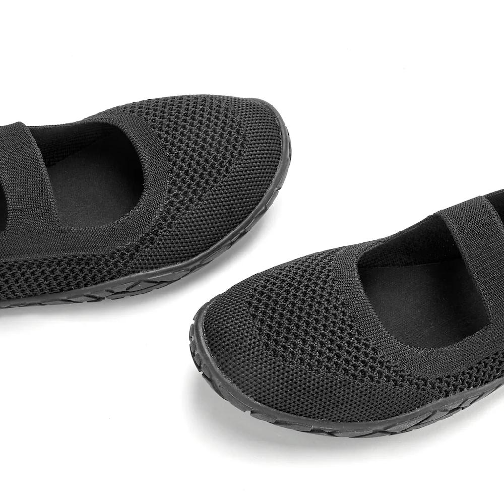 LASCANA Sneaker Ballerinas »Riemchenballerina Slip-On-Sneaker« Freizeitschuh Slipper Halbschuh superleicht flexible Sohle VEGAN bestellen Tiefpreis