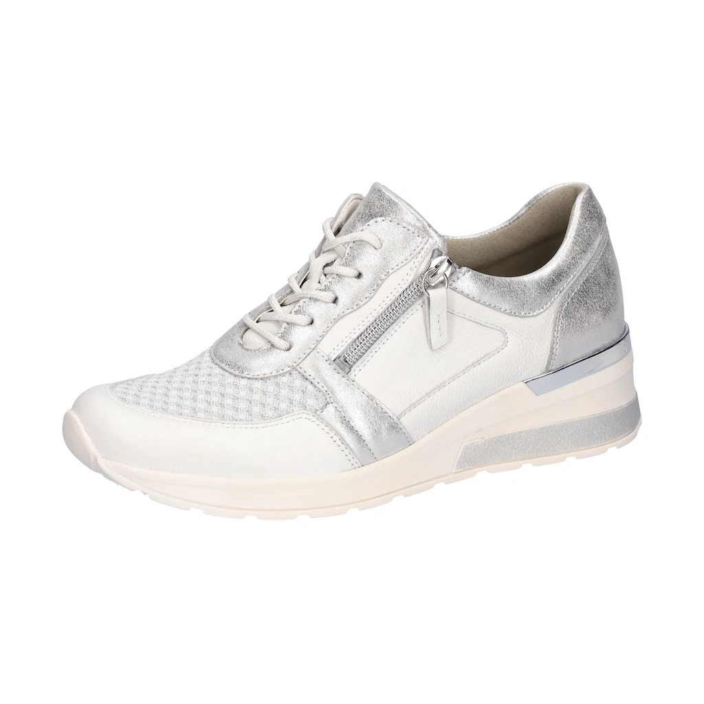 Waldläufer Keilsneaker »H-CLARA« Schnürer Halbschuh Freizeitschuh mit Metallic-Einsatz Neueste Stile