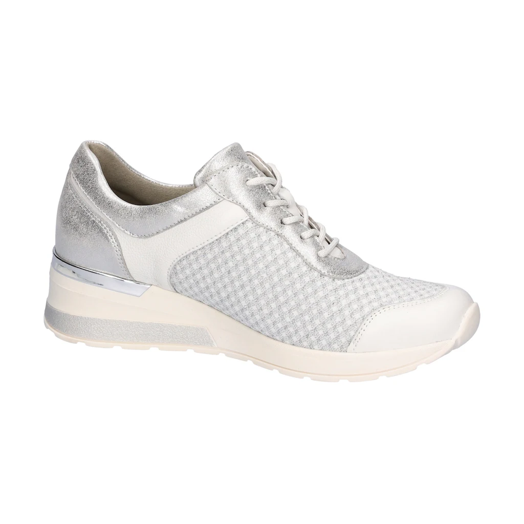 Waldläufer Keilsneaker »H-CLARA« Schnürer Halbschuh Freizeitschuh mit Metallic-Einsatz Neueste Stile