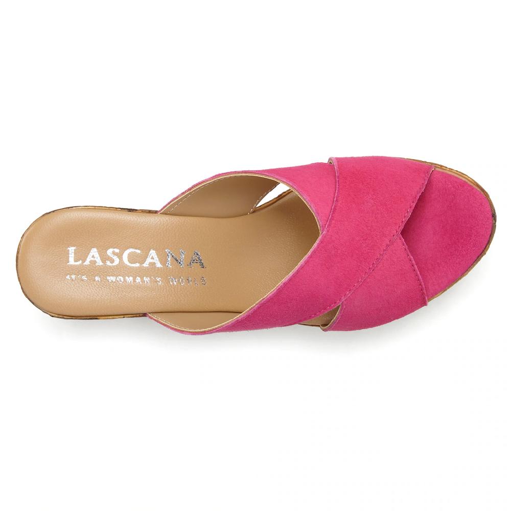LASCANA Pantolette Mule Sandale offener Schuh aus Leder mit Blockabsatz online kaufen Zeitbegrenzte Promotion
