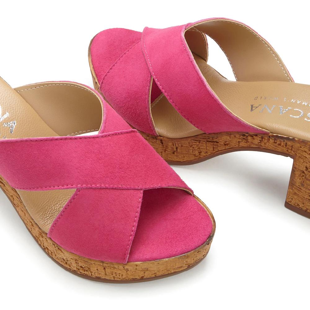 LASCANA Pantolette Mule Sandale offener Schuh aus Leder mit Blockabsatz online kaufen Zeitbegrenzte Promotion