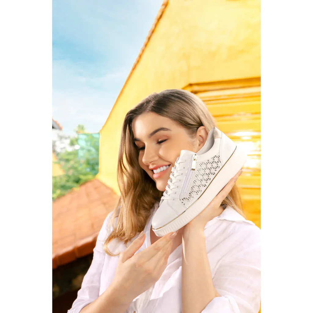 Remonte Plateausneaker Freizeitschuh Schnürer Halbschuh mit Perforation online kaufen Bis zu 65% Rabatt