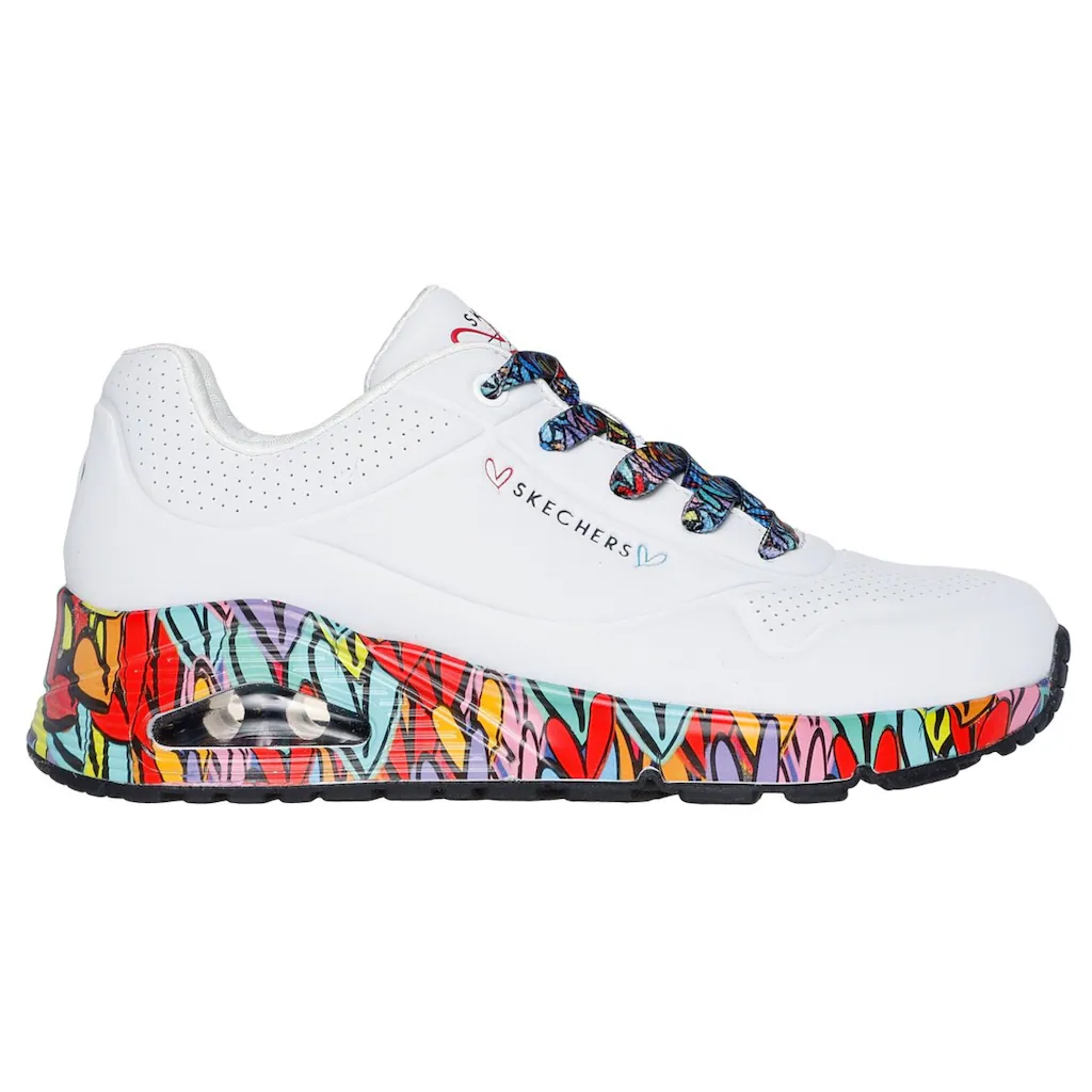 Skechers Sneaker »UNO« Plateausneaker Schnürschuh mit Keilabsatz kaufen Bis zu 55% Rabatt