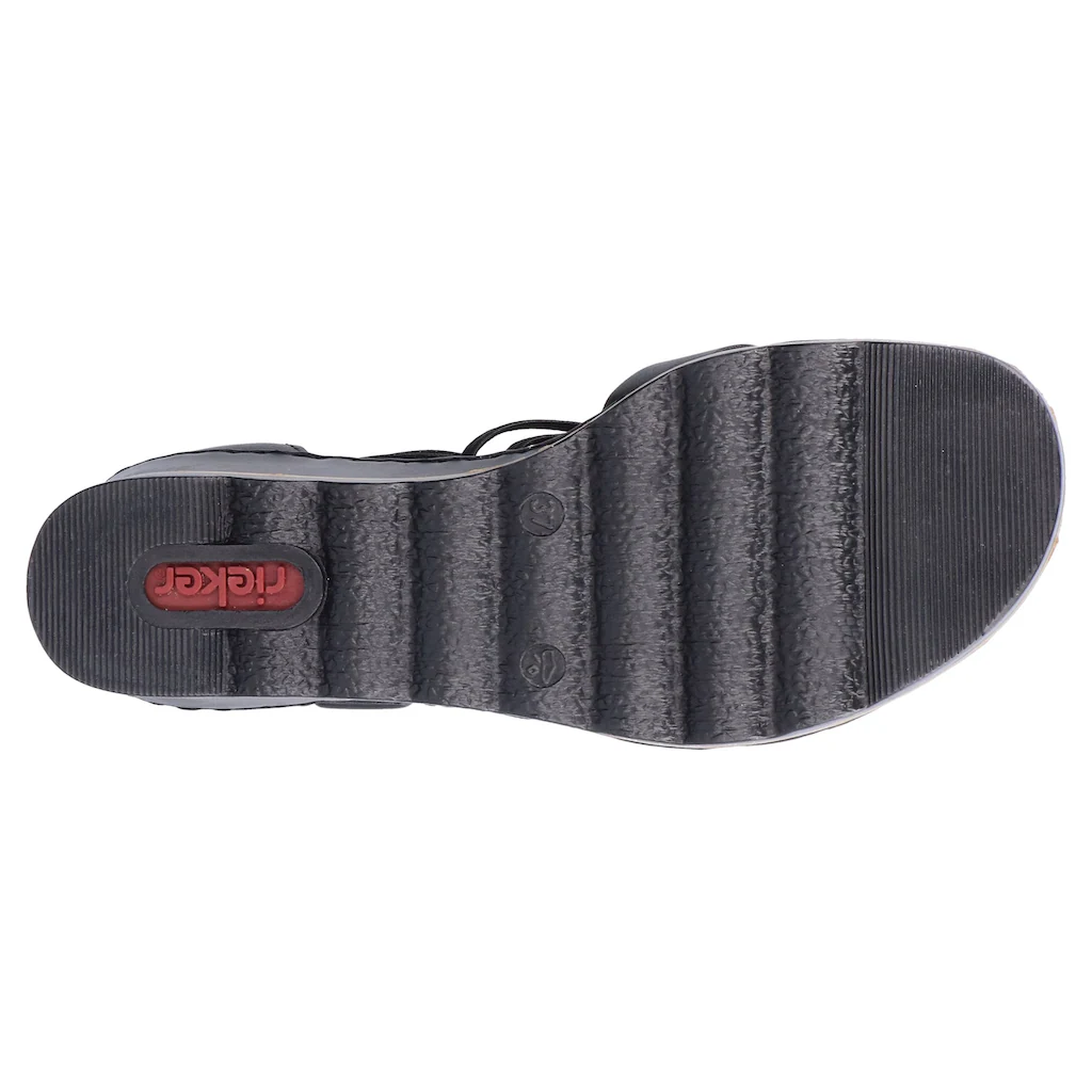 Rieker Keilsandalette Sommerschuh Sandale Keilabsatz mit Klettverschluss-Riemchen kaufen Im Verkauf