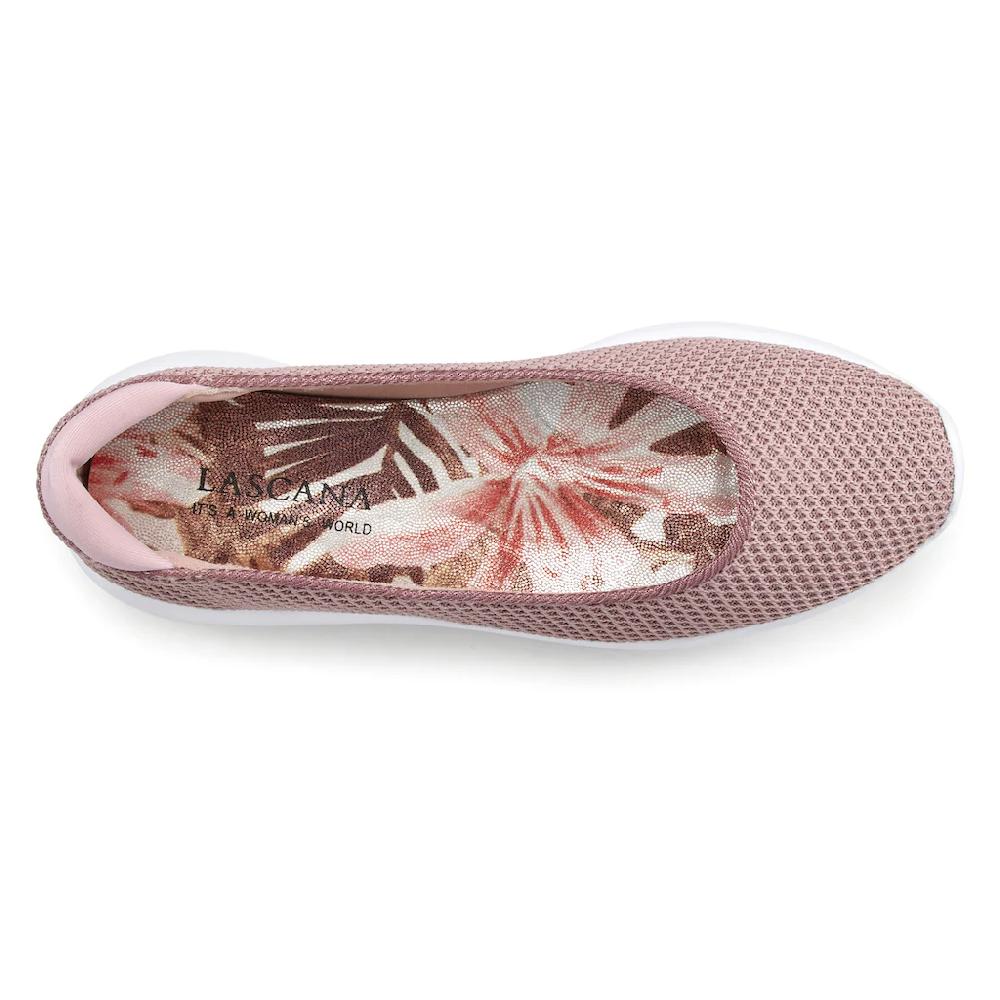 LASCANA Ballerina »Sneaker Ballerinas « Freizeitschuh Slipper Halbschuh Sneaker Slip-In leichte Mesh-Optik kaufen Begrenztes Angebot