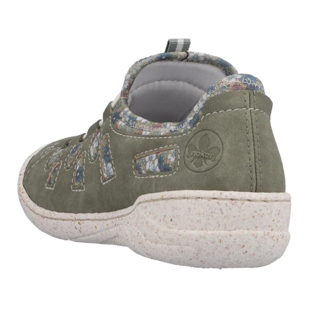 Rieker Slip-On Sneaker Slipper Schlupfschuh Freizeitschuh mit Blumendruck online bestellen Muttertagsangebot