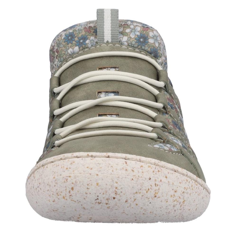Rieker Slip-On Sneaker Slipper Schlupfschuh Freizeitschuh mit Blumendruck online bestellen Muttertagsangebot