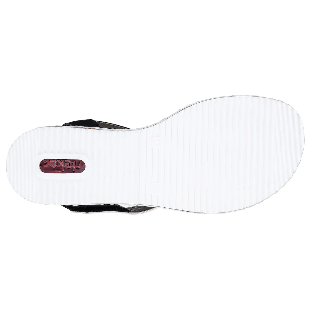 Rieker Riemchensandale Sommerschuh Sandalette Keilabsatz im modernen Look online bestellen Saisonale Angebote