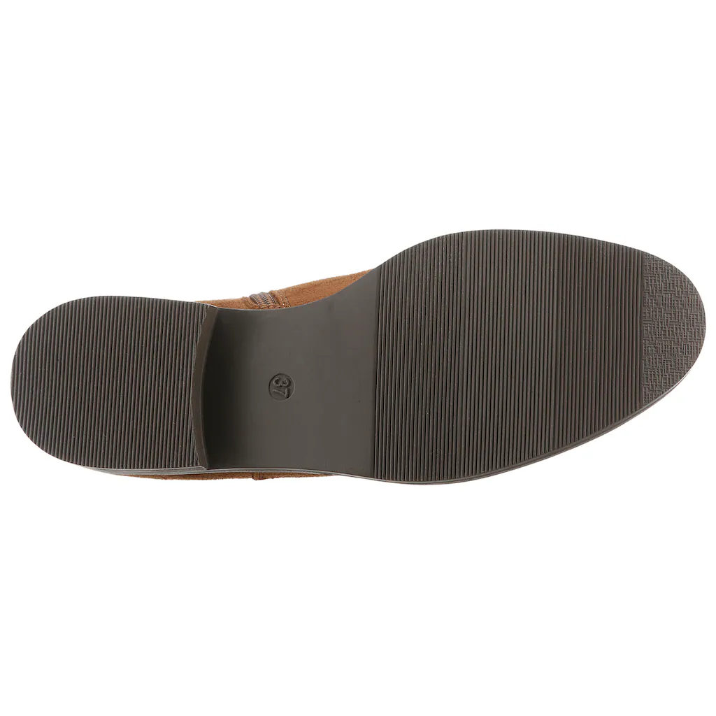 Aniston SHOES Chelseaboots Stiefelette Blockabsatz mit breitem Stretch - NEUE KOLLEKTION online kaufen Bis zu 50% Rabatt