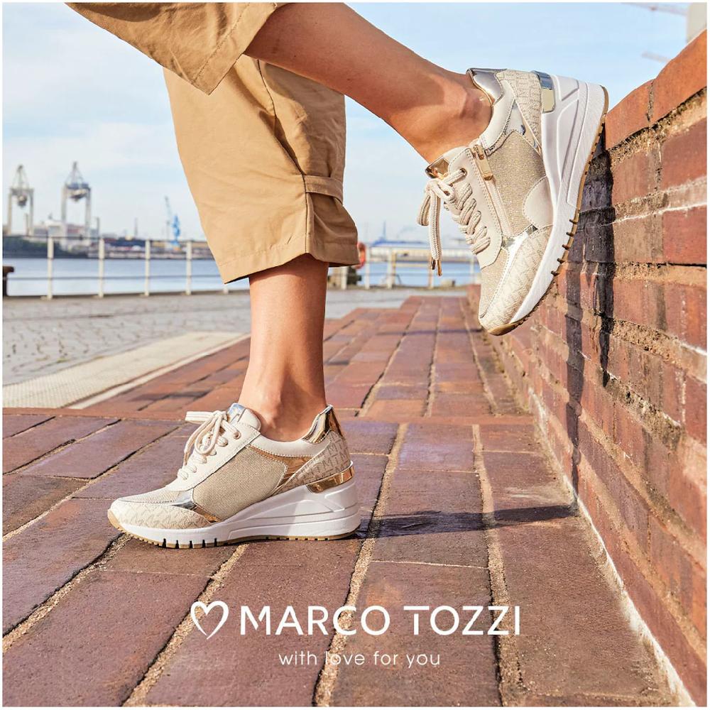MARCO TOZZI Keilsneaker Freizeitschuh Halbschuh Schnürschuh in veganer Verarbeitung online bestellen Bis zu 55% Rabatt