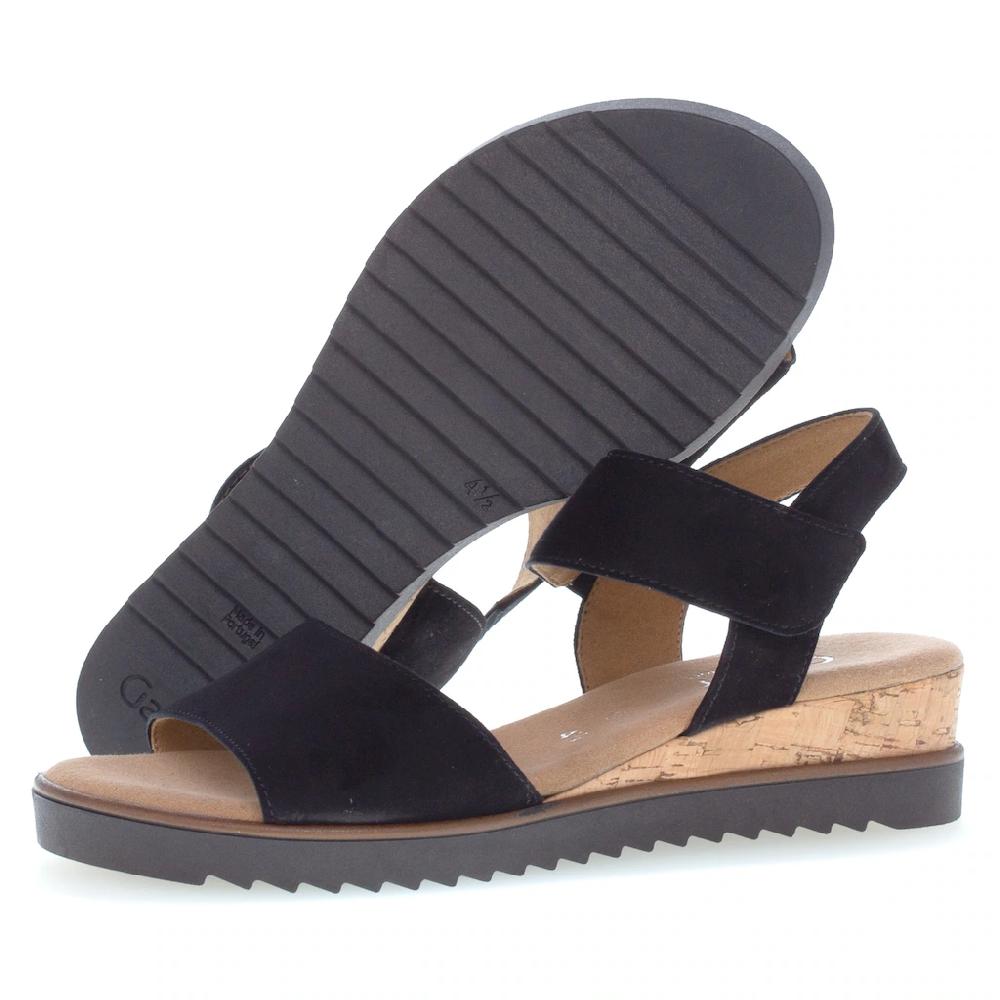 Gabor Sandalette »GENUA« Sommerschuh Sandale Keilabsatz mit kleinem Stretch Weite G online kaufen Begrenzt auf 3 Tage