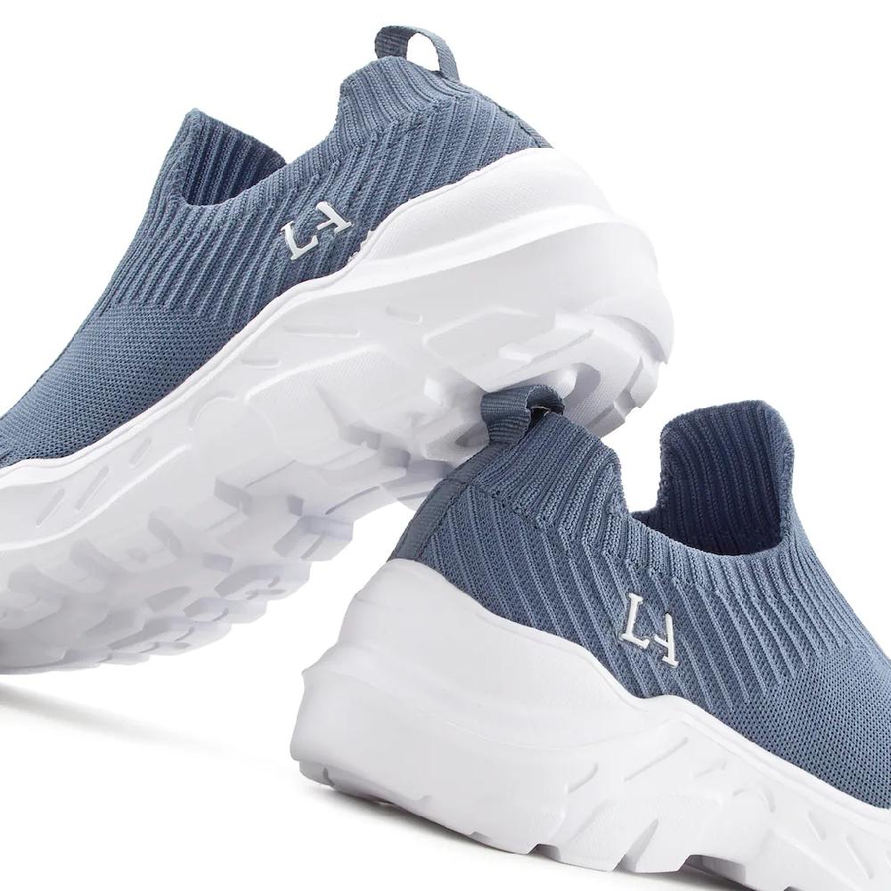 LASCANA Sneaker »Slip-On-Sneaker Halbschuh Slipper« Freizeitschuh elastisches Mesh leichte Sohle VEGAN bestellen Fabrikverkauf