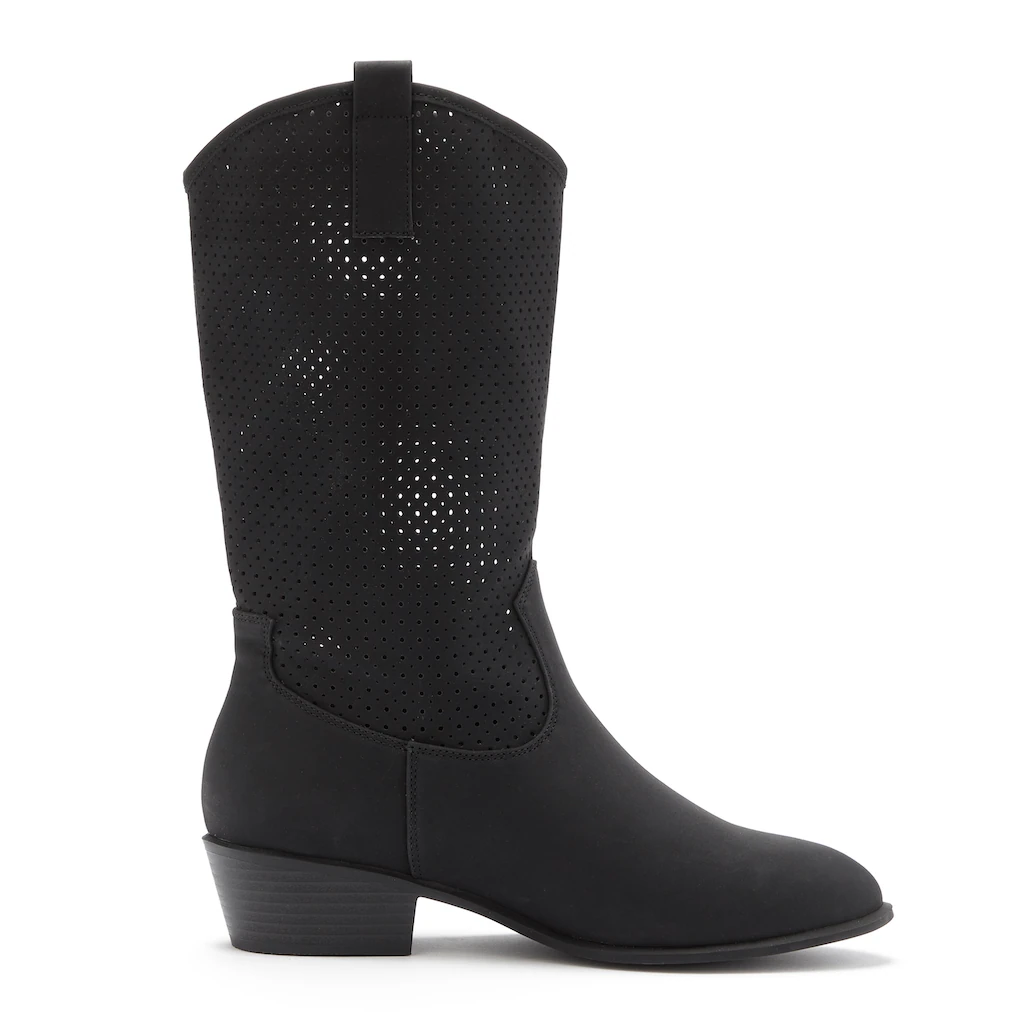 LASCANA Westernstiefel Sommer Boots Ankle Stiefelette Schlupfstiefel Cowboy-Look Cut-Outs kaufen Begrenztes Angebot
