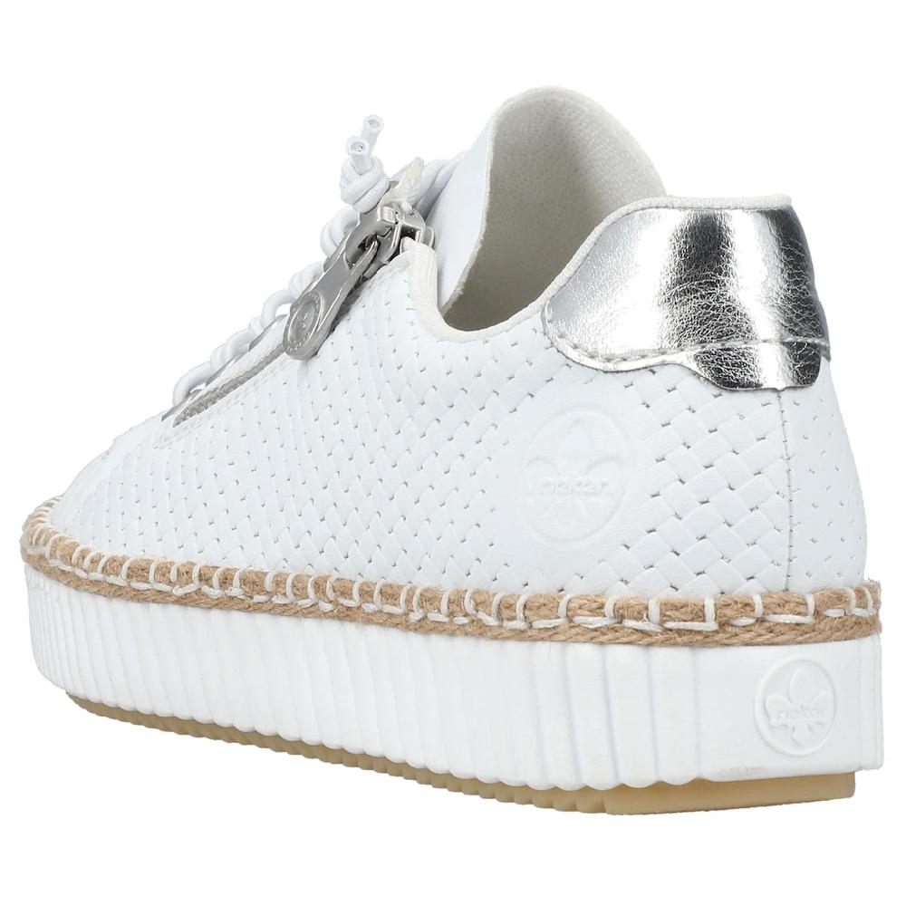 Rieker Sneaker mit modischer Ziernaht Freizeitschuh Halbschuh Schnürschuh bestellen Black Friday