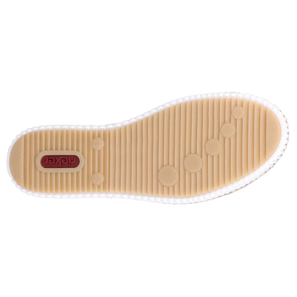 Rieker Sneaker mit modischer Ziernaht Freizeitschuh Halbschuh Schnürschuh bestellen Black Friday