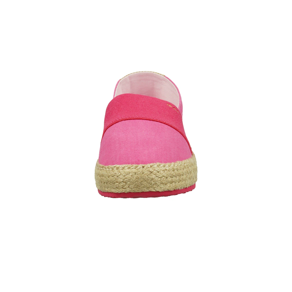 Gant Espadrille »Raffiaville« Strandschuh Slipper mit Bast-Verzierung Vatertagsangebot