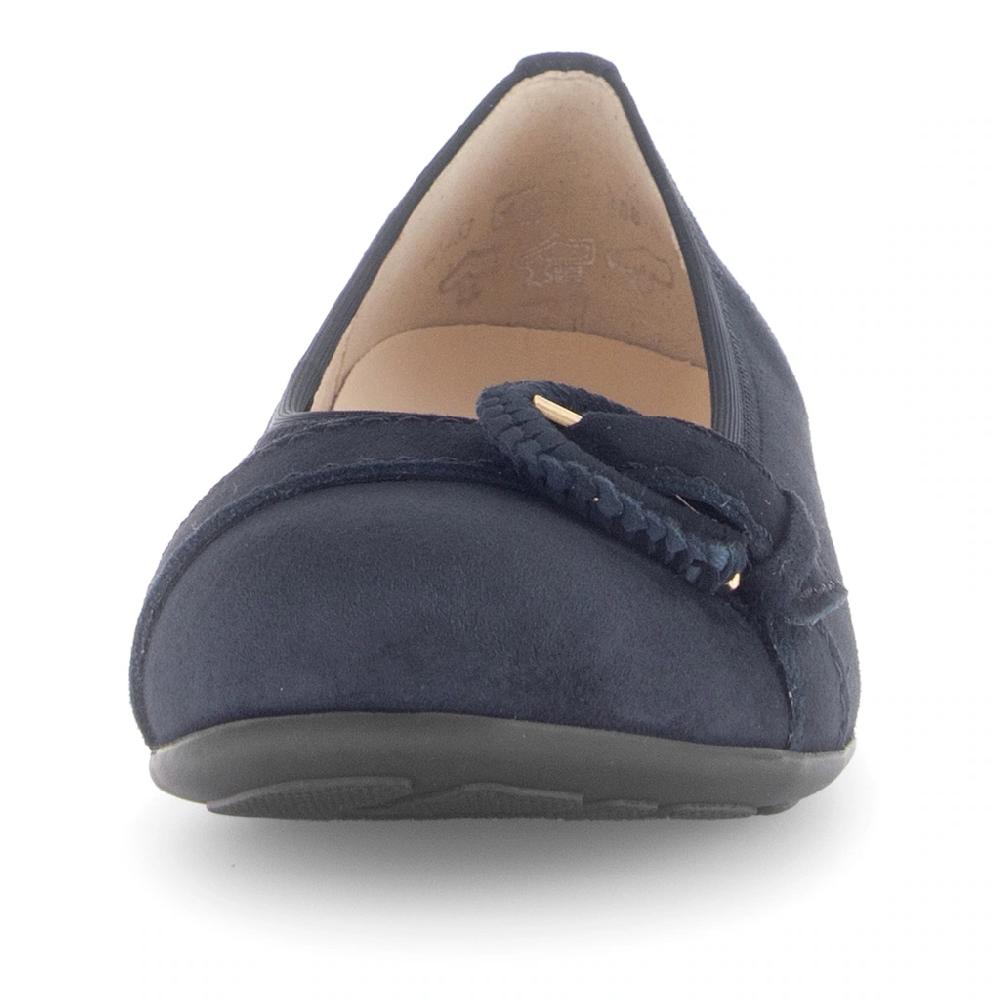 Gabor Ballerina »FLORENZ« Blockabsatz Businessschuh Komfortschuh mit Elastikeinfass Weite G ▷ für Valentinstagsangebot