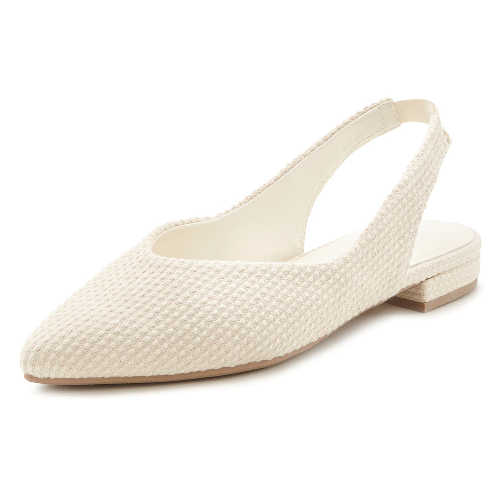 LASCANA Ballerina Sling-Ballerina VEGAN Zeitlich begrenztes Angebot