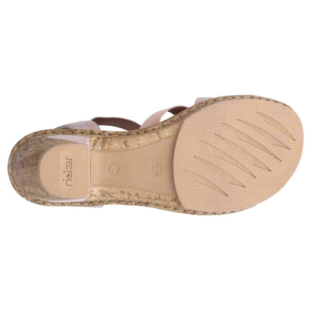 Rieker Sandalette mit Gummizug-Riemchen online kaufen Sonderangebote