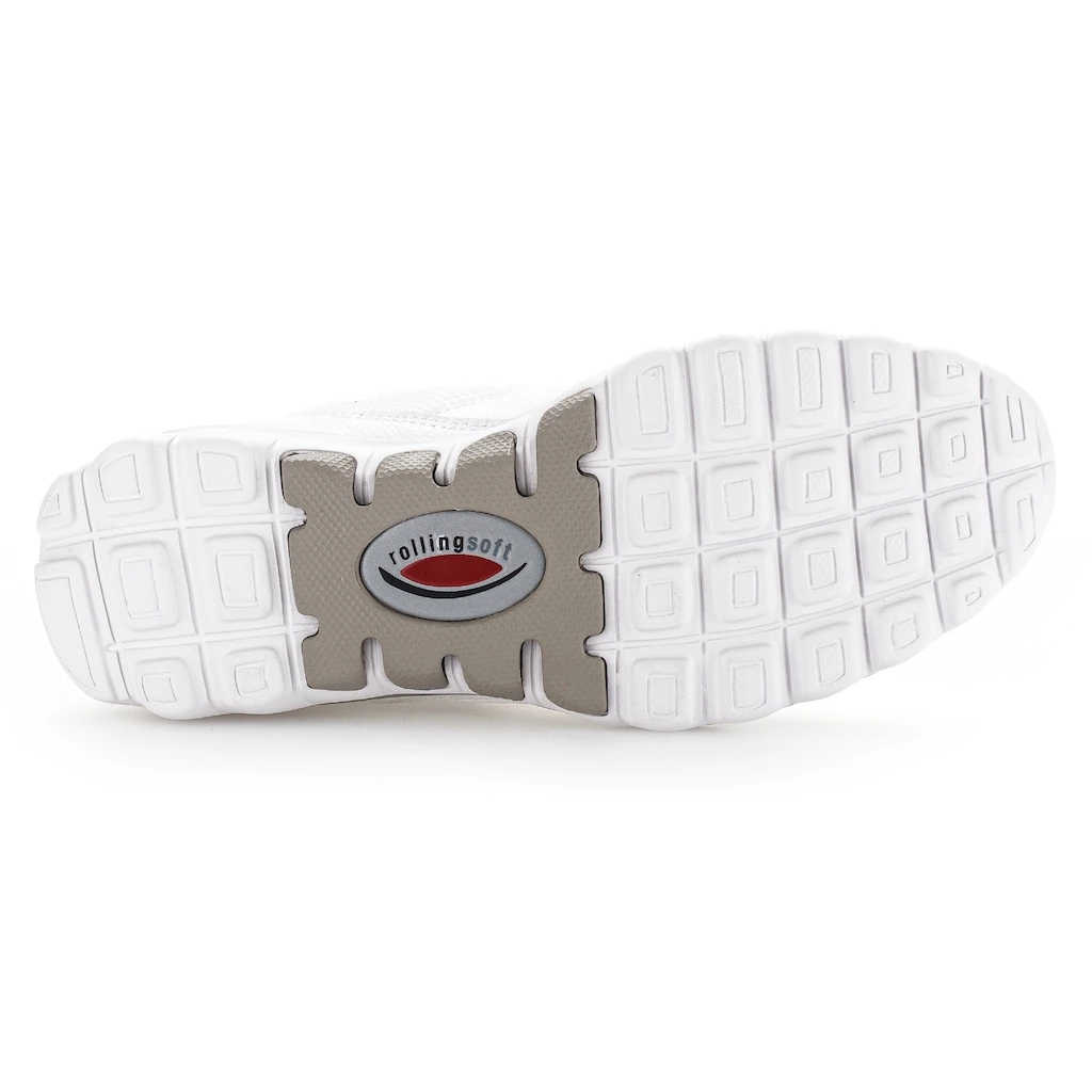 Gabor Rollingsoft Sneaker mit sportlichem Mesheinsatz Freizeitschuh Halbschuh Schnürschuh VIP-Rabatte