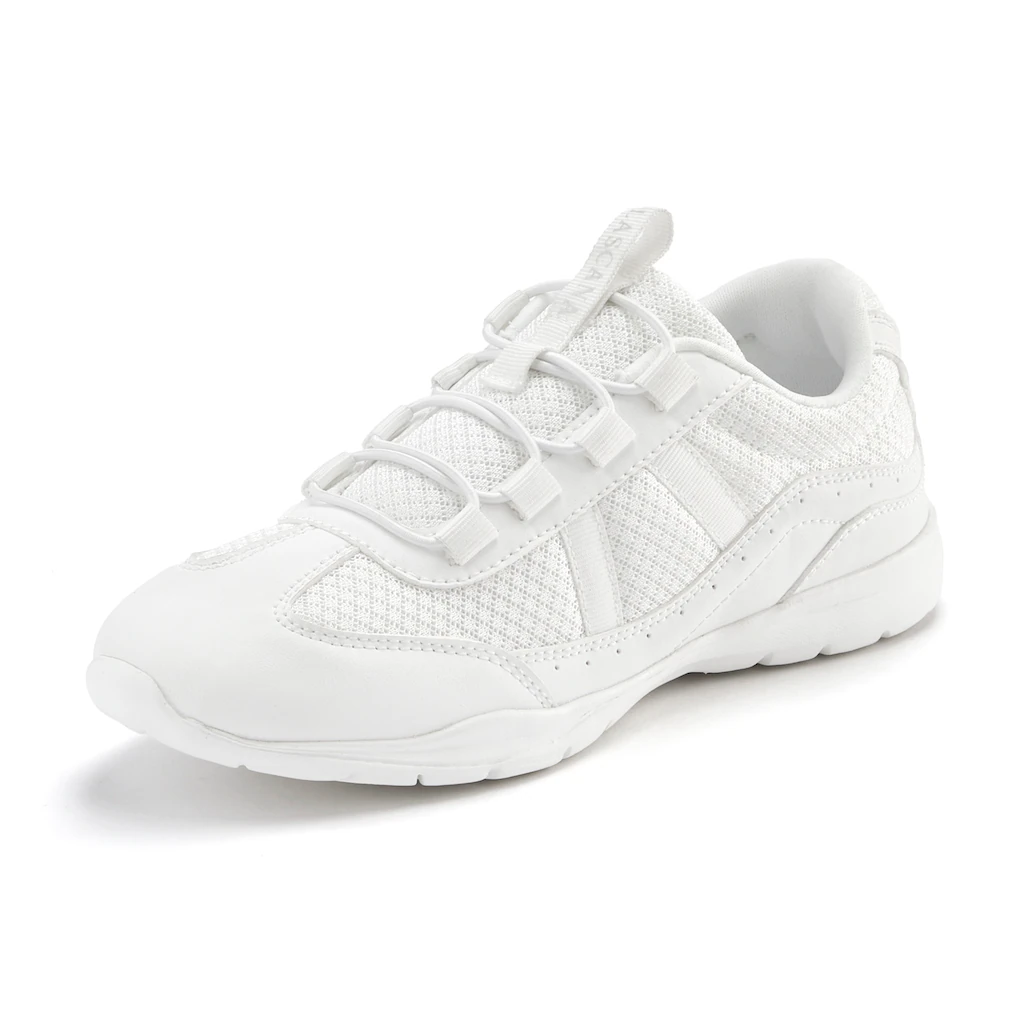 LASCANA Sneaker Slip-On Freizeitschuh Halbschuh mit elastischen Schnürbändern VEGAN kaufen Letzter Tag