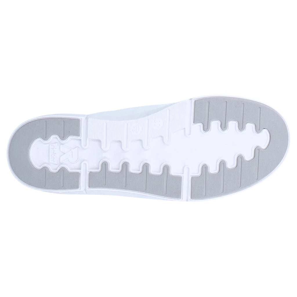 (RIEKER Sport Sneaker in monochromer Optik Freizeitschuh Halbschuh Schnürschuh Nur noch ein Tag übrig