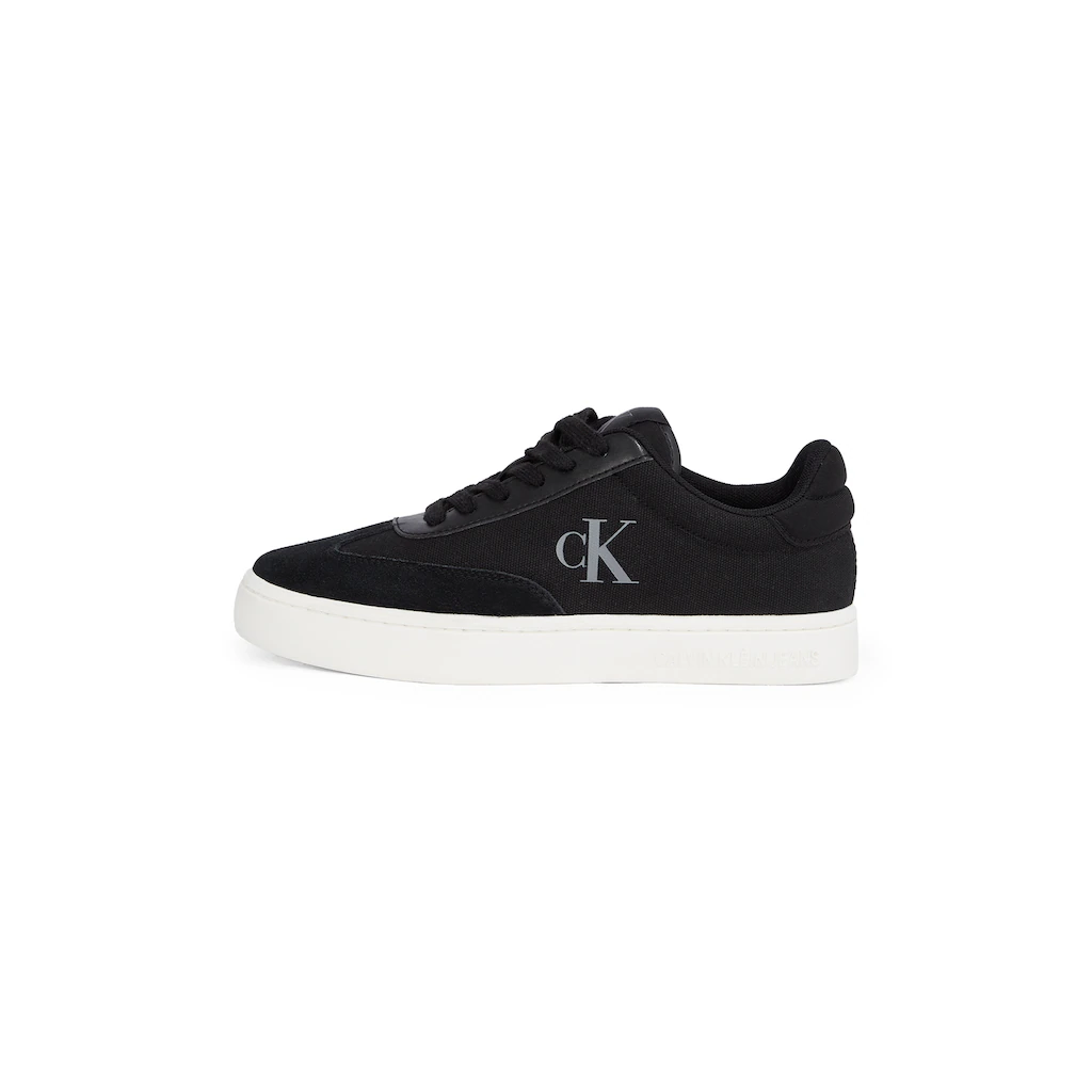 Calvin Klein Jeans Sneaker »CLASSIC CUPSOLE LOW MIX MG WN« Schnürschuh Freizeitschuh Halbschuh mit Logoschriftzug seitlich kaufen Super Rabatt