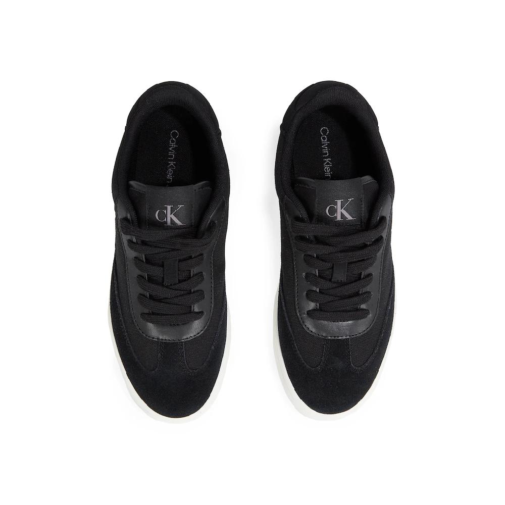 Calvin Klein Jeans Sneaker »CLASSIC CUPSOLE LOW MIX MG WN« Schnürschuh Freizeitschuh Halbschuh mit Logoschriftzug seitlich kaufen Super Rabatt