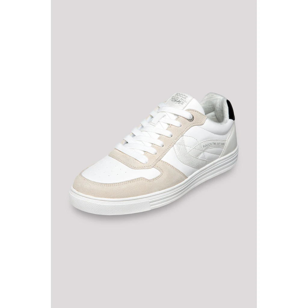 SOCCX Sneaker mit Zehenkappe aus Veloursleder Kostenloser Versand international