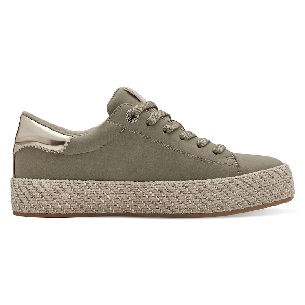 Tamaris Plateausneaker Freizeitschuh Halbschuh Schnürschuh mit Textilkordel am Plateau online kaufen Schlussverkauf