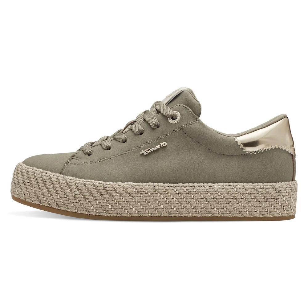 Tamaris Plateausneaker Freizeitschuh Halbschuh Schnürschuh mit Textilkordel am Plateau online kaufen Schlussverkauf