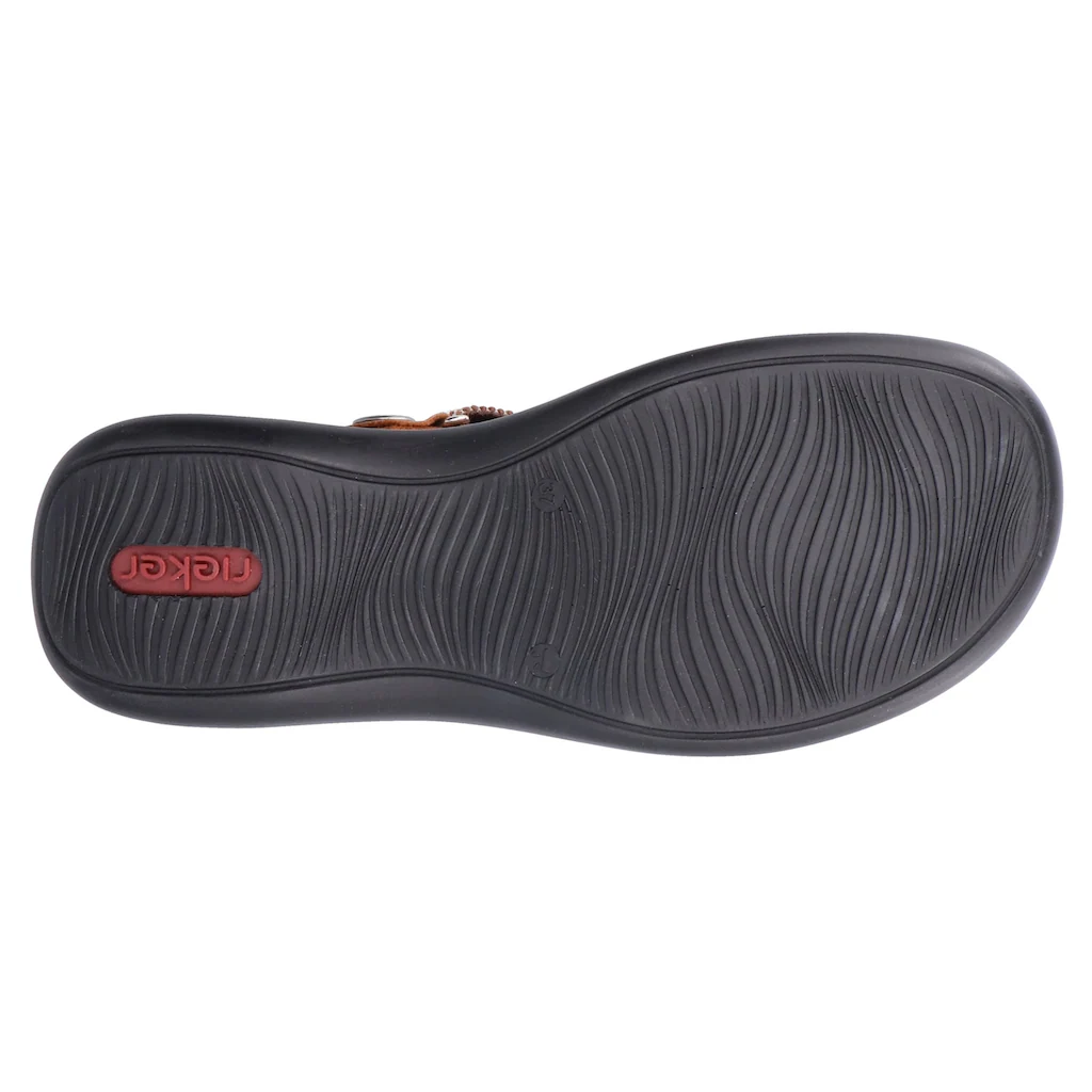 Rieker Clog Sabot Schlupfschuh Schlappen mit kleinem Stretcheinsatz Günstiger Verkauf