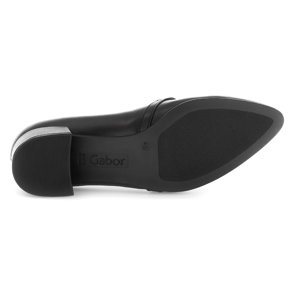 Gabor Spangenpumps Blockabsatz Abendschuh Businessschuh mit Wechselfußbett Fabrik Onlineshop