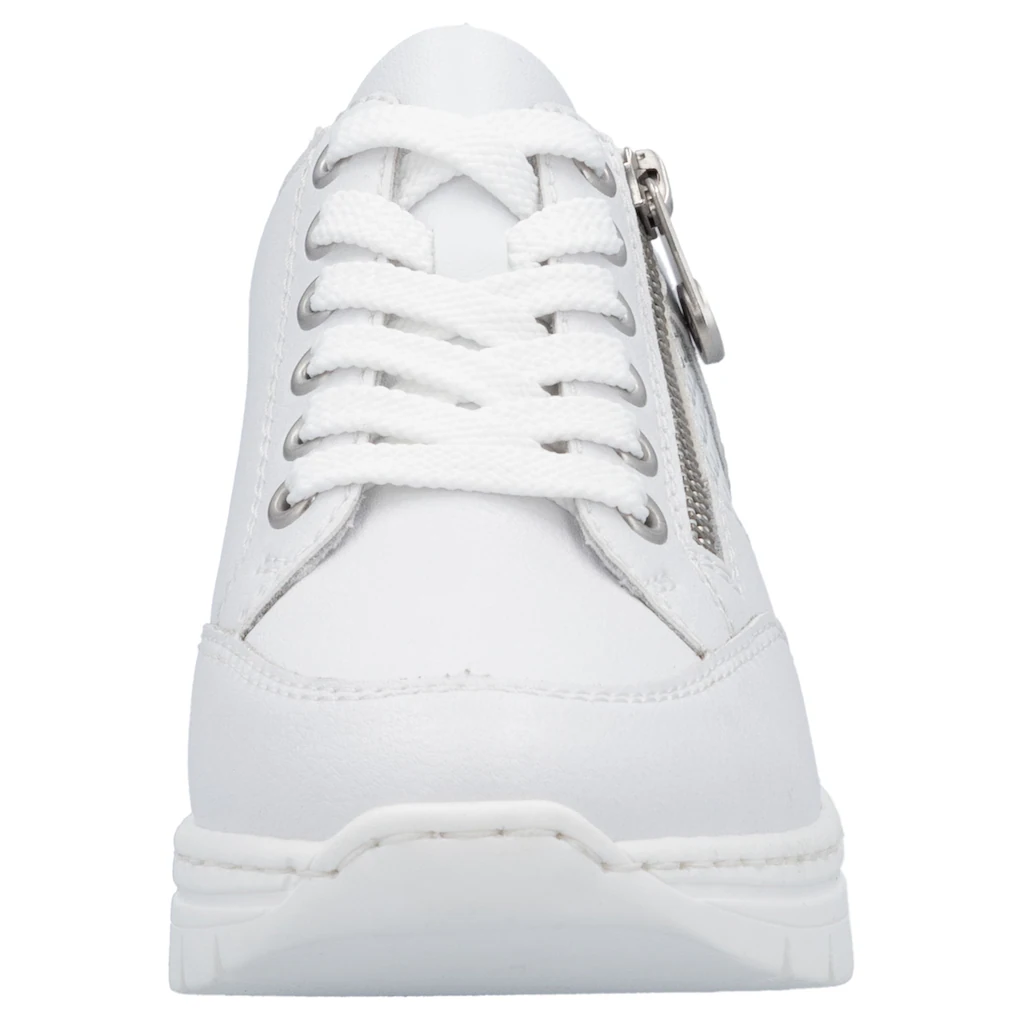 Rieker Keilsneaker Halbschuh Freizeitschuh Schnürschuh Sneaker mit Reißverschluss Lagerräumung