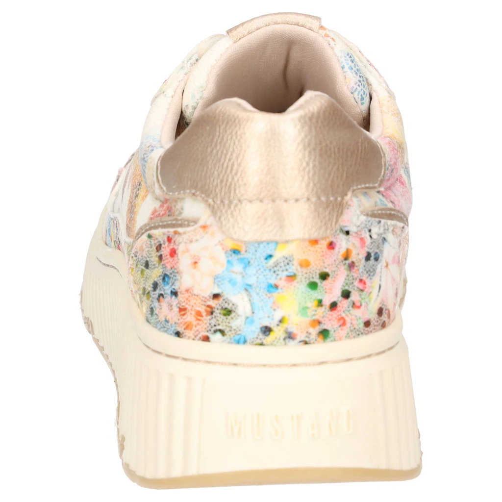 Mustang Shoes Sneaker Pride Sneaker Schnürschuh mit bunten Metallic-Besätzen Neueste Mode