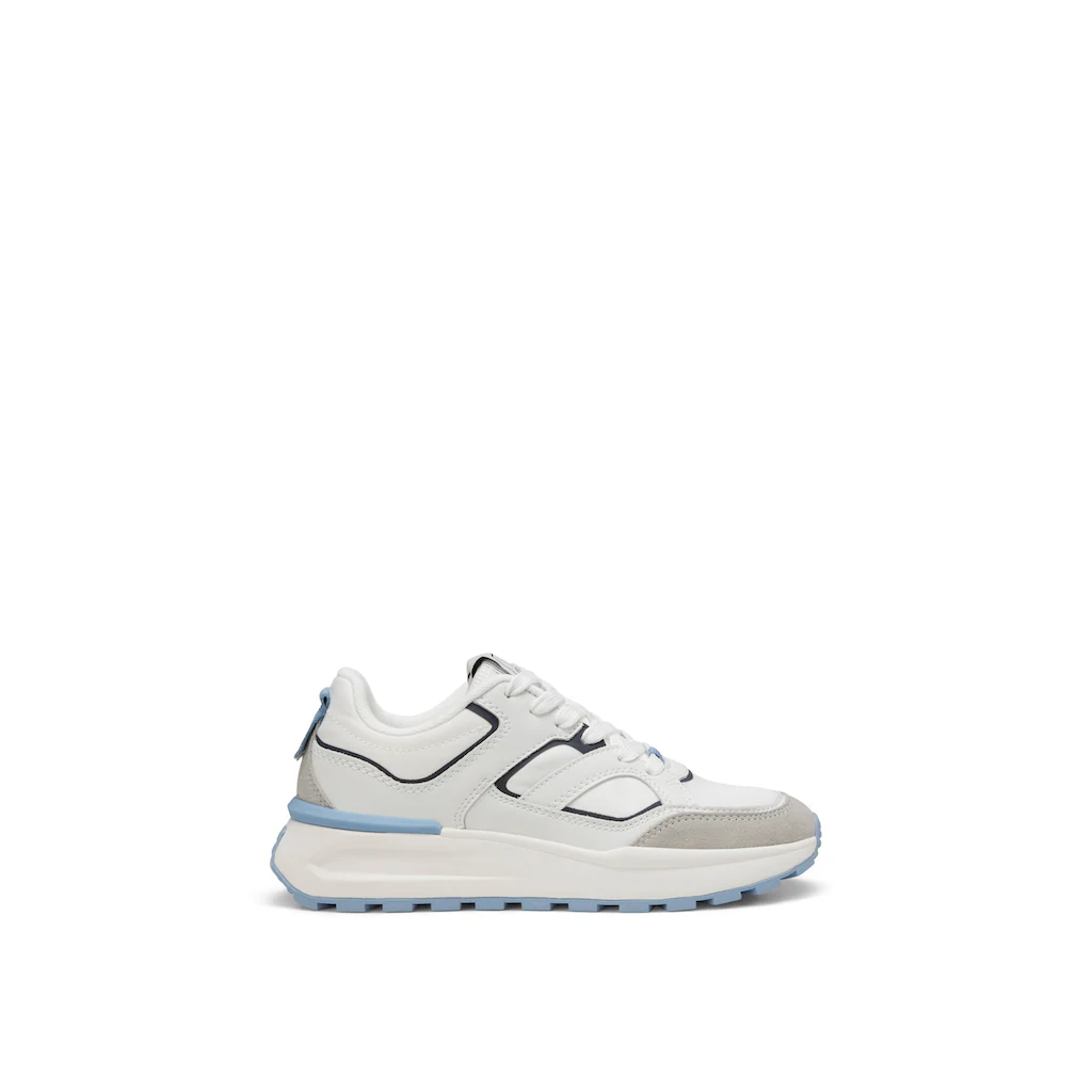 Marc O'Polo Sneaker »aus Rindleder und Mesh« Online Outlet