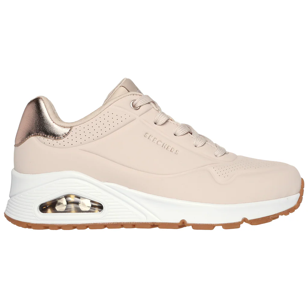 Skechers Sneaker »UNO GOLDEN AIR« Freizeitschuh Halbschuh Schnürschuhmit Metallic-Einsatz kaufen Riesige Ersparnisse