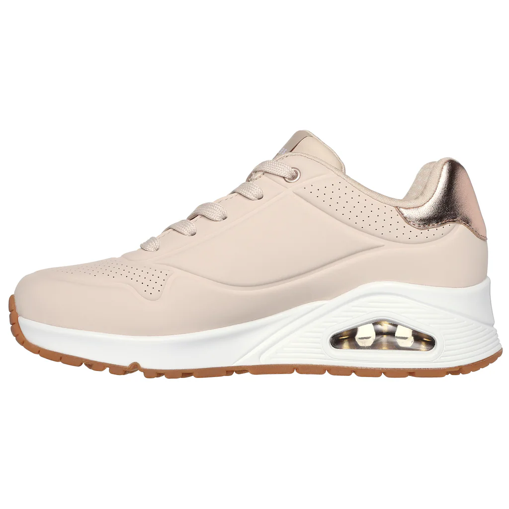 Skechers Sneaker »UNO GOLDEN AIR« Freizeitschuh Halbschuh Schnürschuhmit Metallic-Einsatz kaufen Riesige Ersparnisse