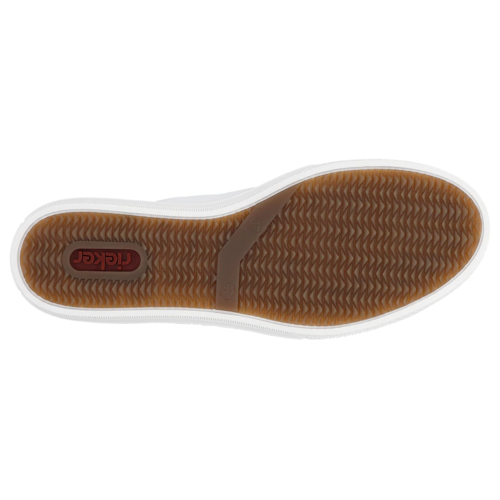 Rieker Sneaker mit seitlicher Blumenstickerei Freizeitschuh Halbschuh Schnürschuh kaufen Bis zu 50% Rabatt