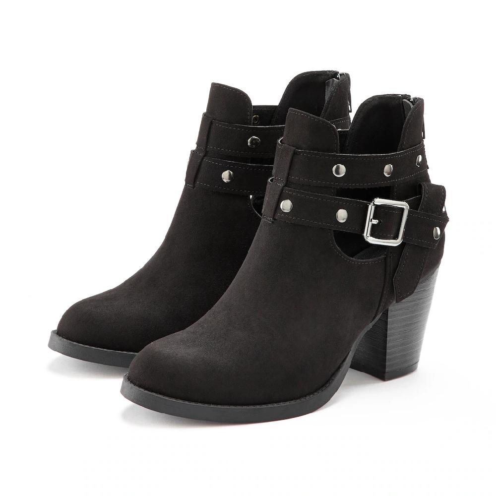 LASCANA Cowboy Stiefelette Cowboy Boots Western Stiefelette Ankleboots mit Zierschnalle VEGAN kaufen Bis zu 60% Rabatt
