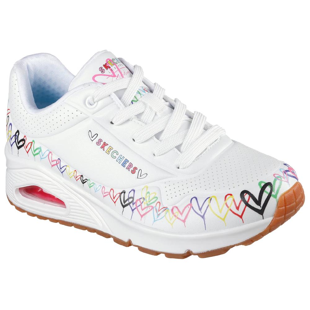 Skechers Sneaker »UNO« Keilsneaker Plateausneaker mit bedruckter Sohle Sonderangebot der Fabrik