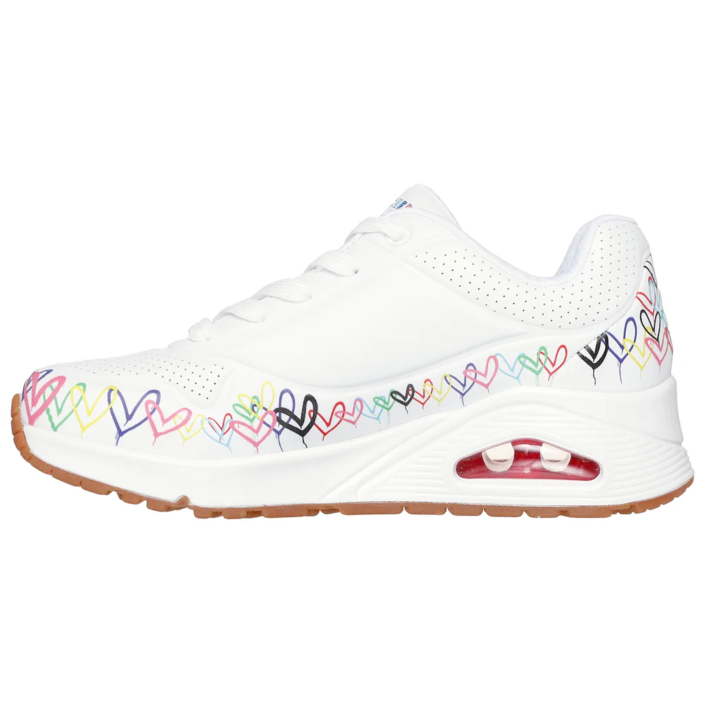 Skechers Sneaker »UNO« Keilsneaker Plateausneaker mit bedruckter Sohle Sonderangebot der Fabrik