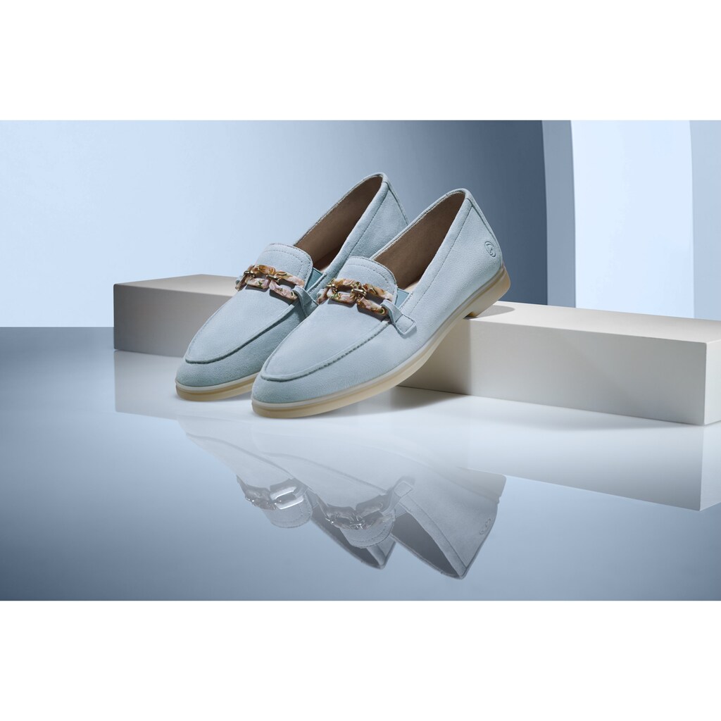 Remonte Loafer »Elisabeth Hurley-Collection« Slipper Halbschuh Businessschuh mit modischer Zierkette online kaufen Fabrikladen