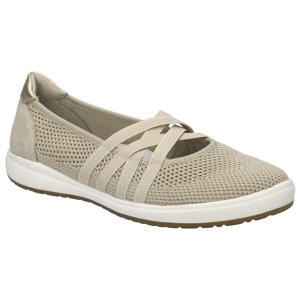 Josef Seibel Riemchenballerina »Caren 67« Slipper Sneaker Schlupfschuh mit Metallic Einsatz an der Ferse online kaufen Begrenzt auf 3 Tage